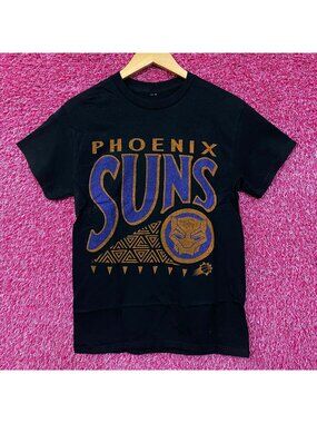 Junk Food Phoenix Suns NBA x Marvel Black Panther Wakanda Forever T-Shirt XS